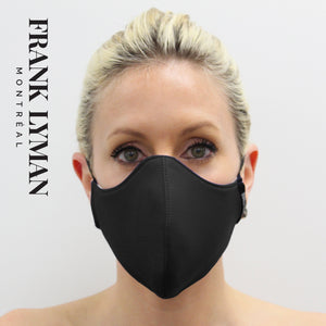 Unisex Adult Mask in Black Solid Color