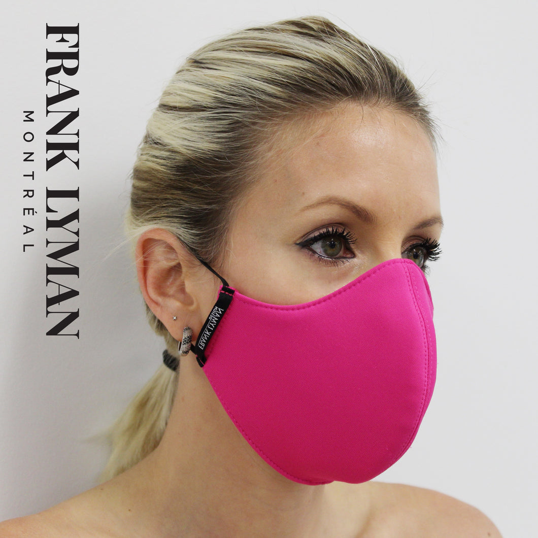 Unisex Adult Mask in Fuchsia Solid Color