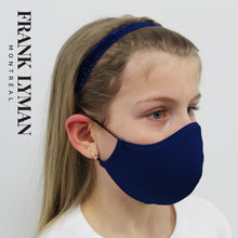 Load image into Gallery viewer, Unisex Kids Mask in Midnight Solid
