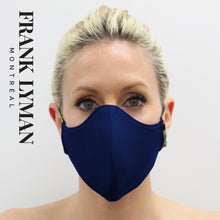 Load image into Gallery viewer, Unisex Adult Mask in Navy Solid Color
