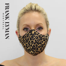 Load image into Gallery viewer, Unisex Adult Mask in Small Leopard Print
